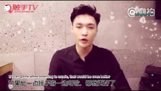 Engsub 161007 Chushou Tv Wishes Yixing Happpy Birthday