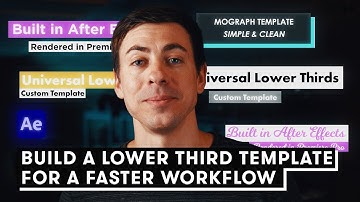 How to Make a Lower Thirds Template You Can Use Anywhere | PremiumBeat.com