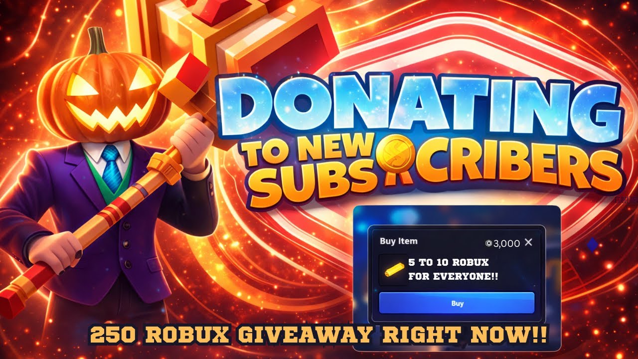 250 ROBUX GIVEAWAY! | DONATING ROBUX TO VIEWERS! | REAL LIVE STREAM ...