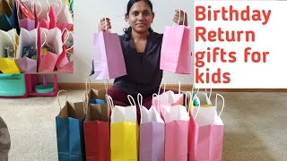 Return Gifts For Birthday Party, HAUL