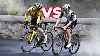 EPIC CYCLING BATTLE | Tadej Pogačar vs Jonas Vingegaard