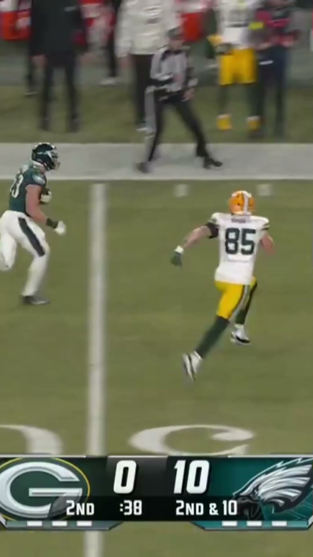 Zack Baun COMES UP HUGE AGAIN with a pick on Jordan Love ?? Eagles vs Packers Wild Card Highlights