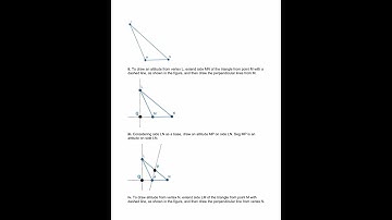 8th standard English Medium subject math 4.Altitudes And Medians Of A Triangle Questions and Answers