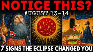 FEEL THIS Solar Eclipse 2026 AFTERMATH— 7 Signs Your Energy Has Changed!🌕AUGUST 13–14