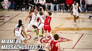 MAC MBB: No. 22 Miami Highlights vs. UMass | 2.17.26
