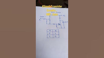 #SimpleTransistorCircuits...NOT.. Gate..