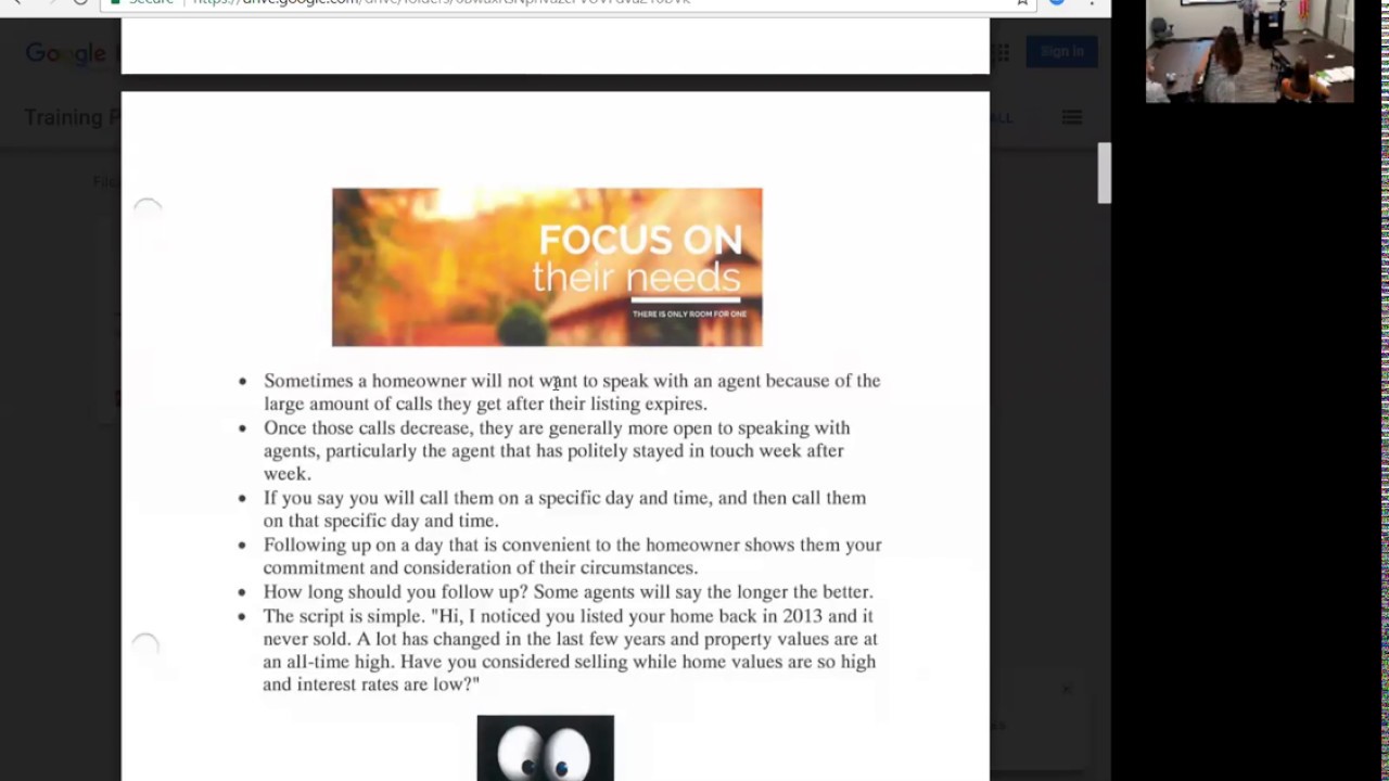 Lesson 3 of Next Level Training [Hubbell Real Estate Group]