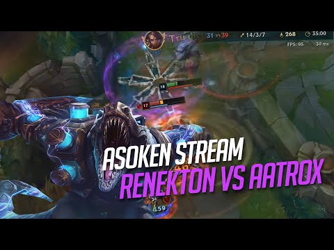 Video RENEKTON VS AATROX VÀ SỨC NẶNG CỦA ĐỒNG ĐỘI TRÊN VAI... - youtube
