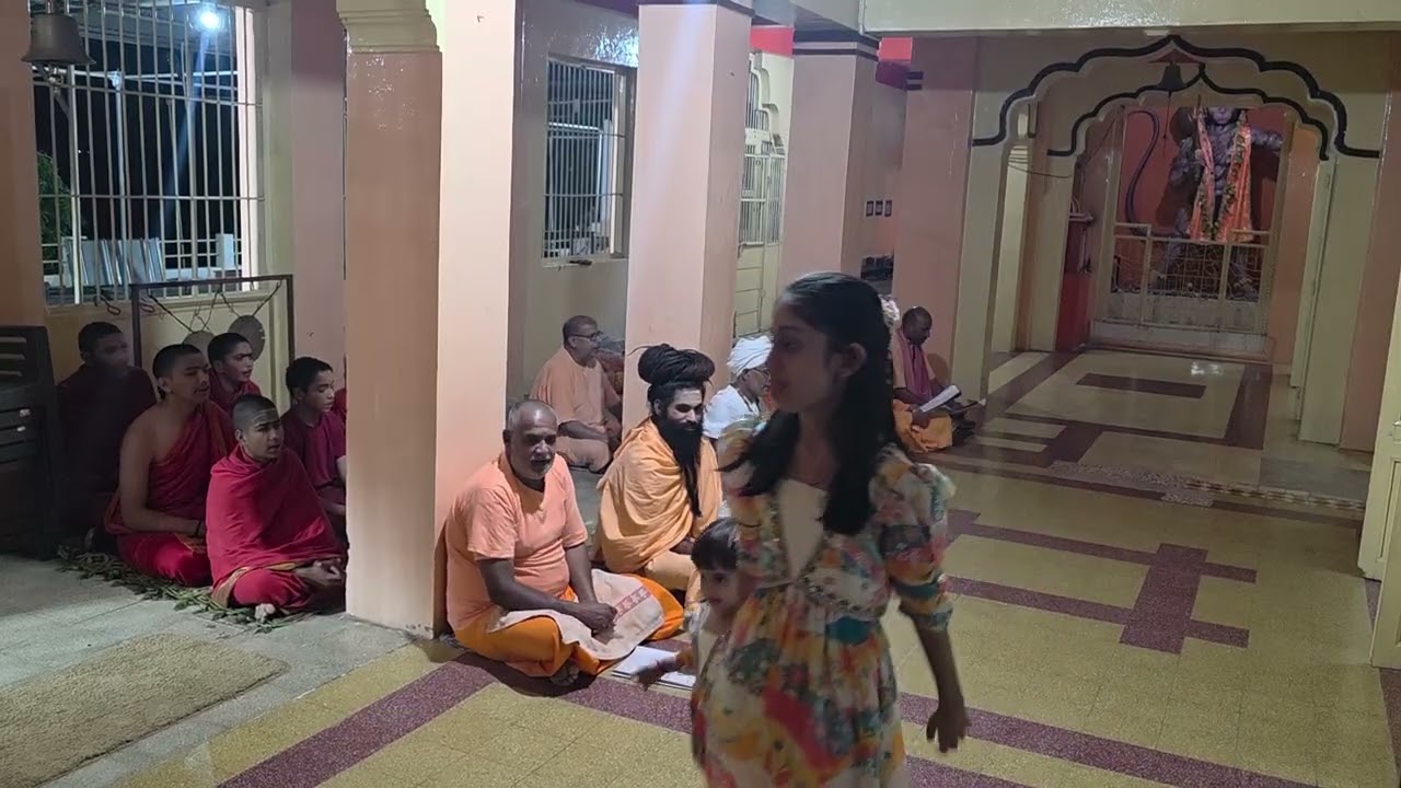 बद्रीकाश्रम नर्मदा तट सायंकाल आरती पुष्पांजलि 22/02/026