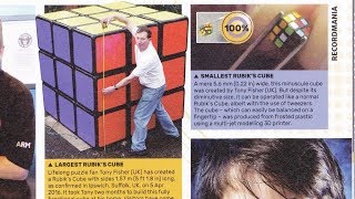 Guinness Book of World Records features my World's Largest Rubik's Cube