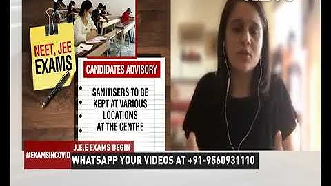 JEE Main Exams 2020 Begin: Staggered Seating, Face Masks For Safety Of Students