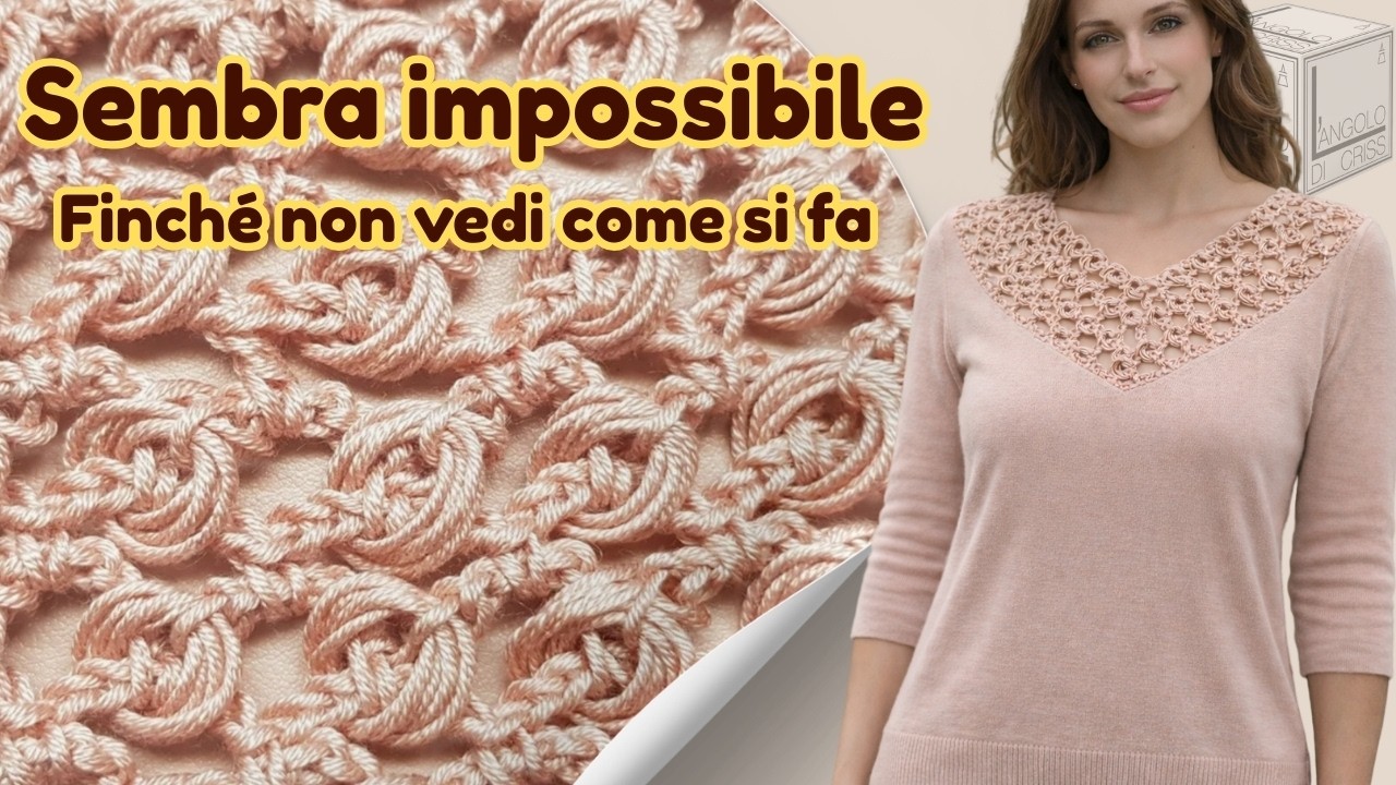 Punto avvolto all’uncinetto — il punto che sembra impossibile (tutorial )