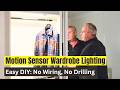 Easy DIY: How to Fit Motion Sensor Wardrobe Lights for Less Than £20