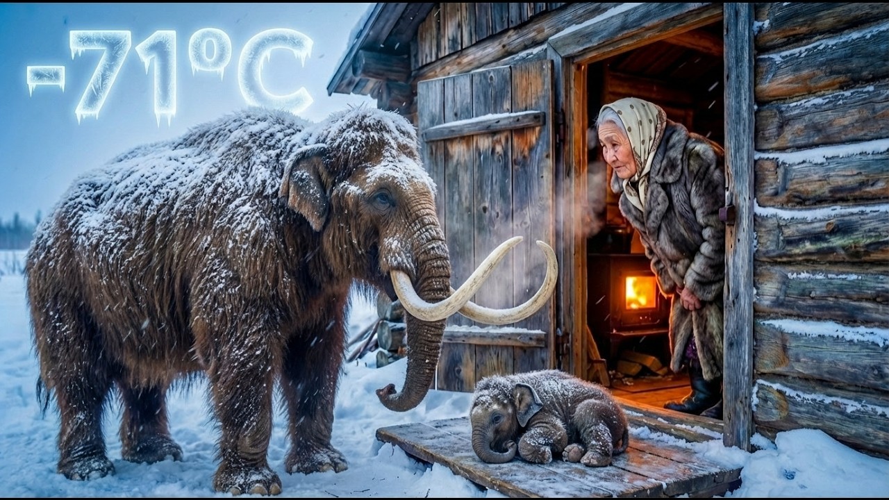 A Wild Mammoth Brought Its Sick Calf to This 80 Year Old Woman’s Door in -71°C Siberia