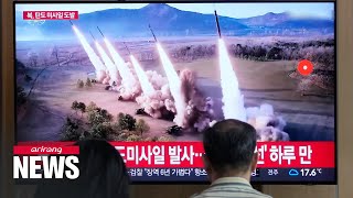 N. Korea launches around 10 ballistic missiles toward East Sea following satellite launch failure