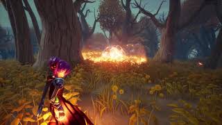 Elements Gameplay - Game Dev - Dark Forest / One-handed sword / Fire Magic Test - Unreal Engine