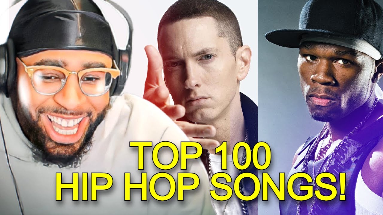 RAPPER reacts to TOP 100 MOST RECOGNIZABLE HIP HOP SONGS!