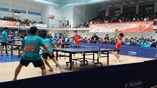 1070324大專盃桌球北區預賽男子團體雙打 東吳v.s中原  楊善亦 林承正 2/3