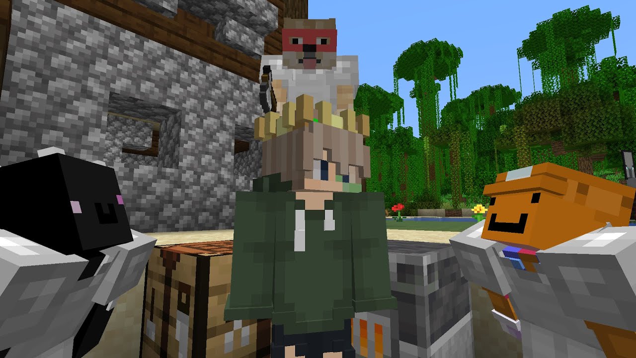 Minecraft Speedrunner VS 3 Hunters FINALE REMATCH