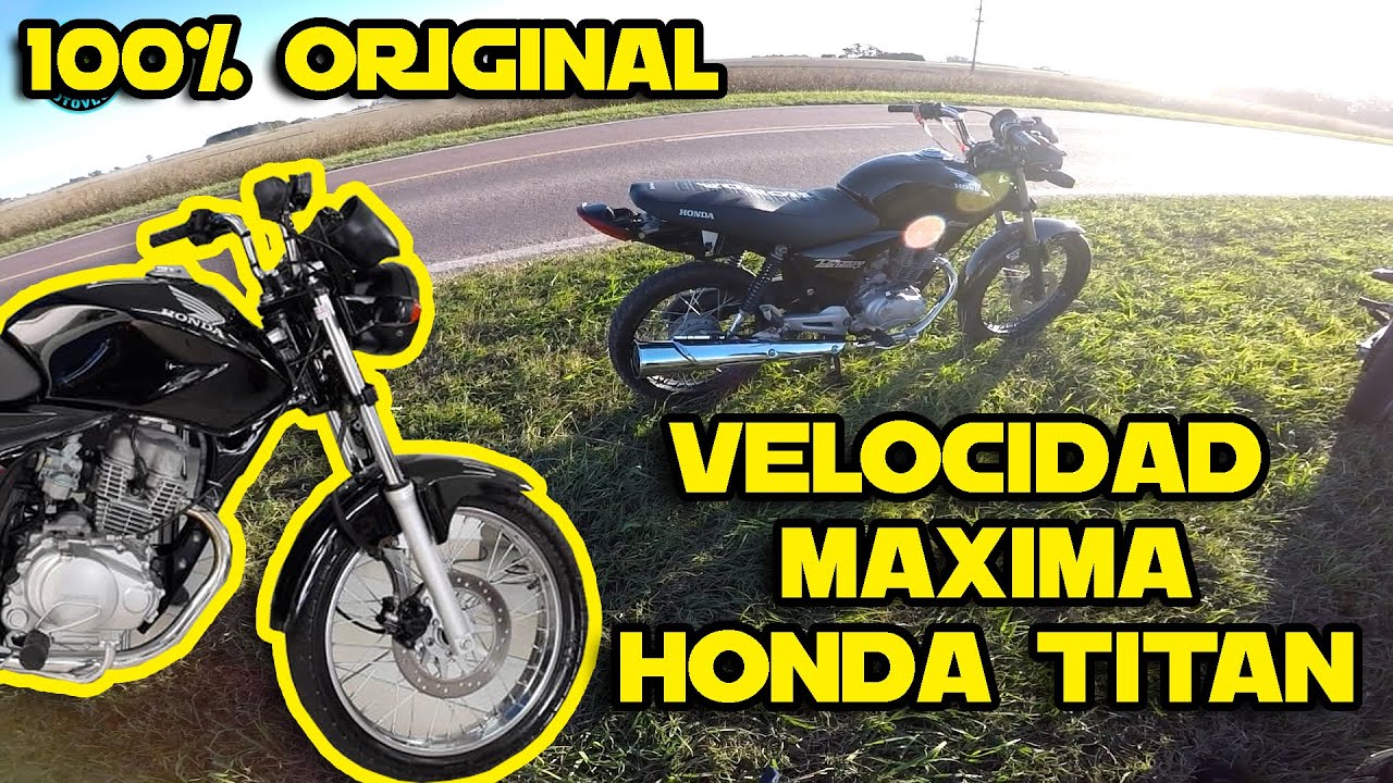 VELOCIDAD MAXIMA GPS HONDA CG TITAN ESD 150 I FEDEMOTOVLOG