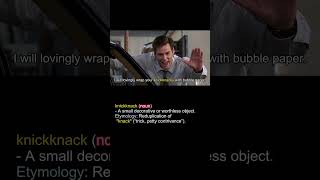 Word of the Day: 'knickknack'  Cinematic Tutorial  #vocabulary  #shorts  #educational