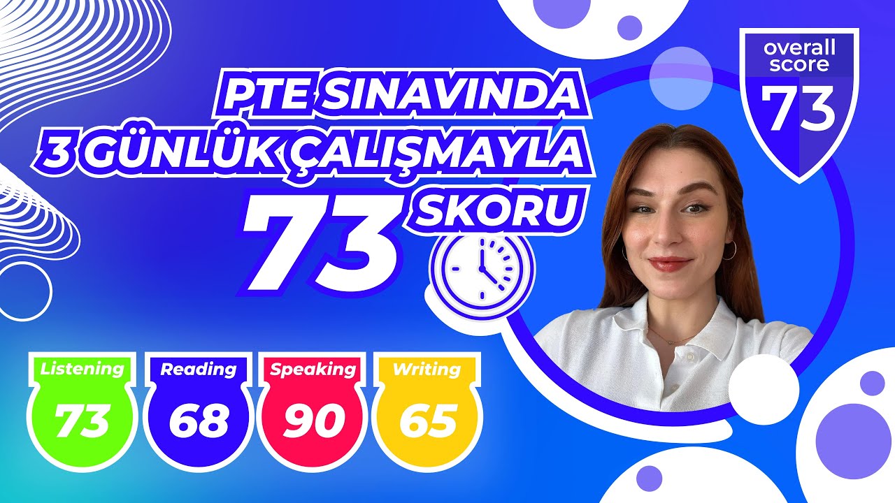 SPEAKING 90 BÜYÜK REKOR! 3 GÜNDE PTE SINAVINDAN 73 SKORU!