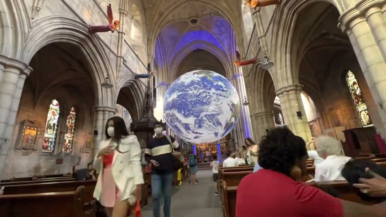 Gaia by Luke Jerram at St John the Baptist Church, Holland Road 