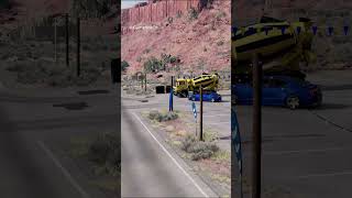 Realistic Highway Car Crashes #458  💀 180 MPH + No Brakes = Disaster 😳