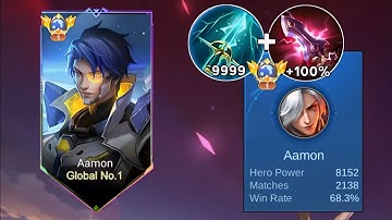 BEST AAMON ITEM BUILD TO DESTROY META HEROES IN HIGH RANK GAME!!!