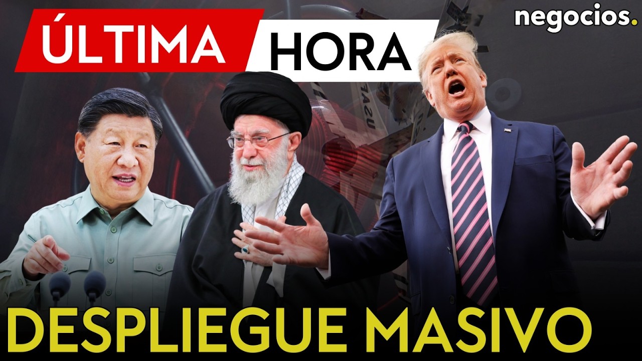 ÚLTIMA HORA IRÁN: EEUU despliega 300 aviones, Teherán emite una alerta aérea y pacta con China