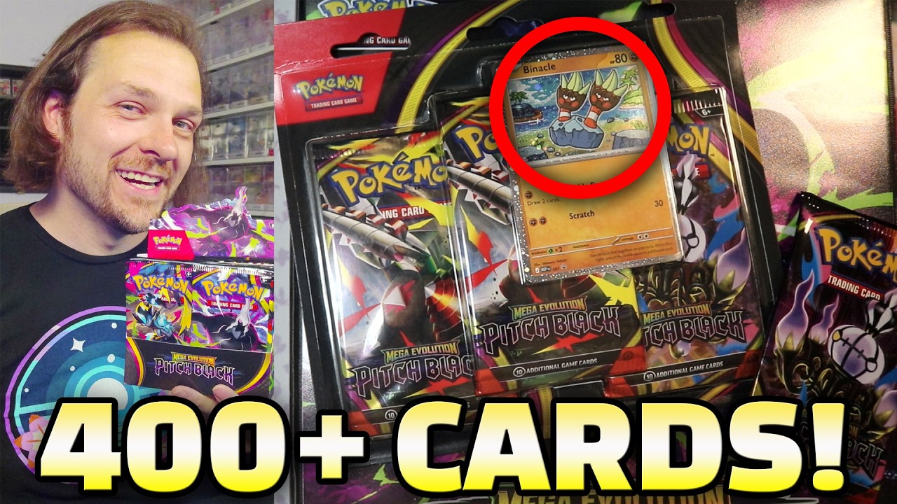 🔴 OPENING 40 PACKS of PITCH BLACK! | Pokemon TCG Unboxing