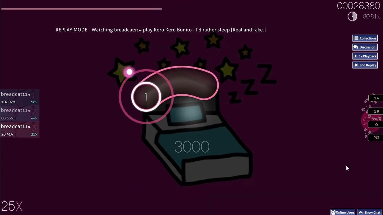 I'd Rather Sleep osu gameplay YouTube