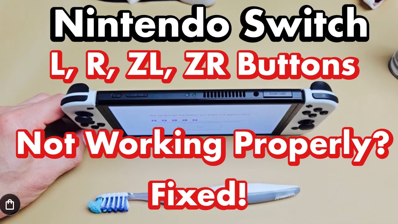 L (ZL) or R (ZR) Buttons Not Working Properly on Nintendo Switch? Fixes! - YouTube