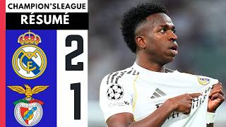 Download Lagu Real Madrid vs Benfica 2-1 – but de Vinícius Jr | Buts \u0026 Résumé | Champions League 2026 MP3