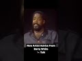 Capture de la vidéo Barry White Shares His Thoughts On The Music Industry