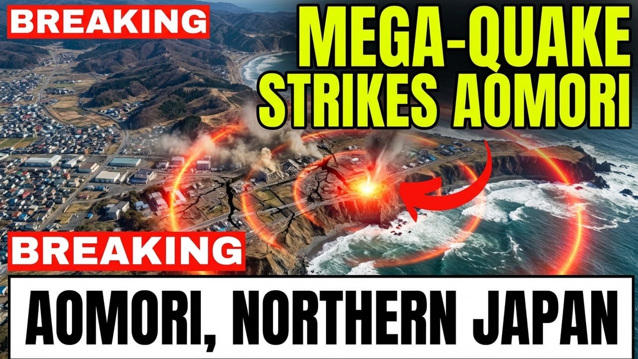 5 MINUTES AGO: Japan ROCKED by 7.6 Mega-Quake - Aomori Under TSUNAMI ALERT!