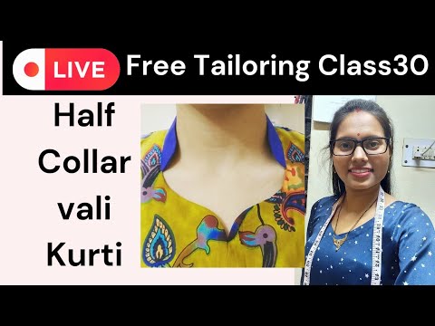 Collar Neck With Chain Design for Collar Kurti Cutting and Stitching |  Collar Neck With Chain Design for Collar Kurti Cutting and Stitching | By  Rup Fashion pointFacebook