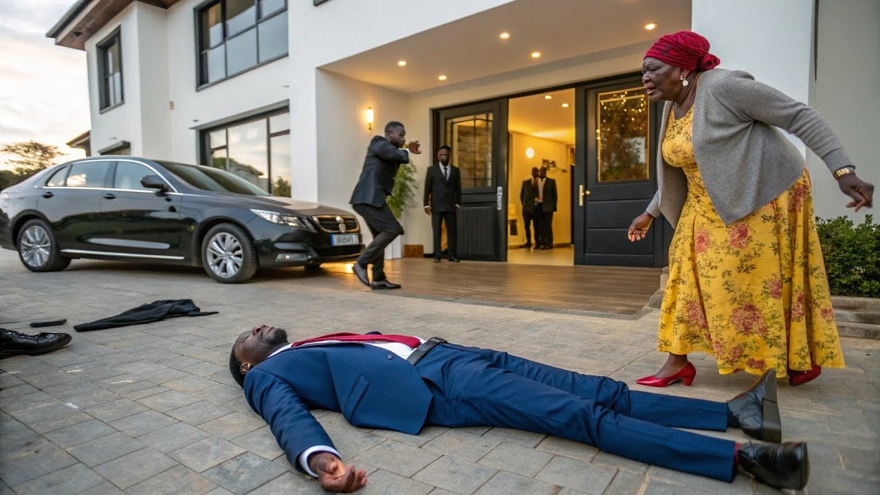 Um bilionário moribundo desmaiou na porta de uma idosa… Na manhã seguinte, 20 carros particulares...