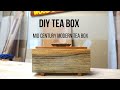 DIY Tea Box / Mid Century Modern Tea Box Video