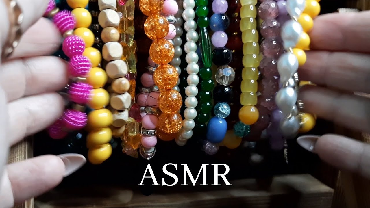 АСМР Мои браслеты | Приятные звуки бусин | ASMR