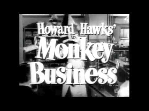 Marilyn Monroe and Cary Grant: Monkey Business (19...