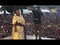 Min Phionah Nyamutoro Joins Husband Kenzo On Stage While Performing For President Museveni In Kitgum