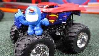 Man Of Steel Superman Hot Wheels Monster Jam Truck Unboxing And Review New Casting Changes