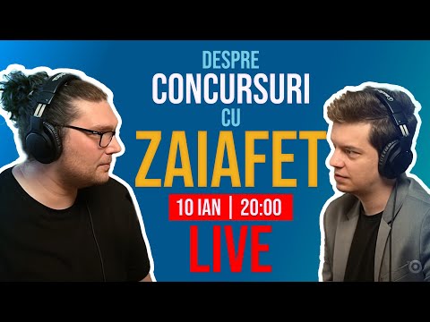 Despre concursuri cu ZAIAFET - LIVE