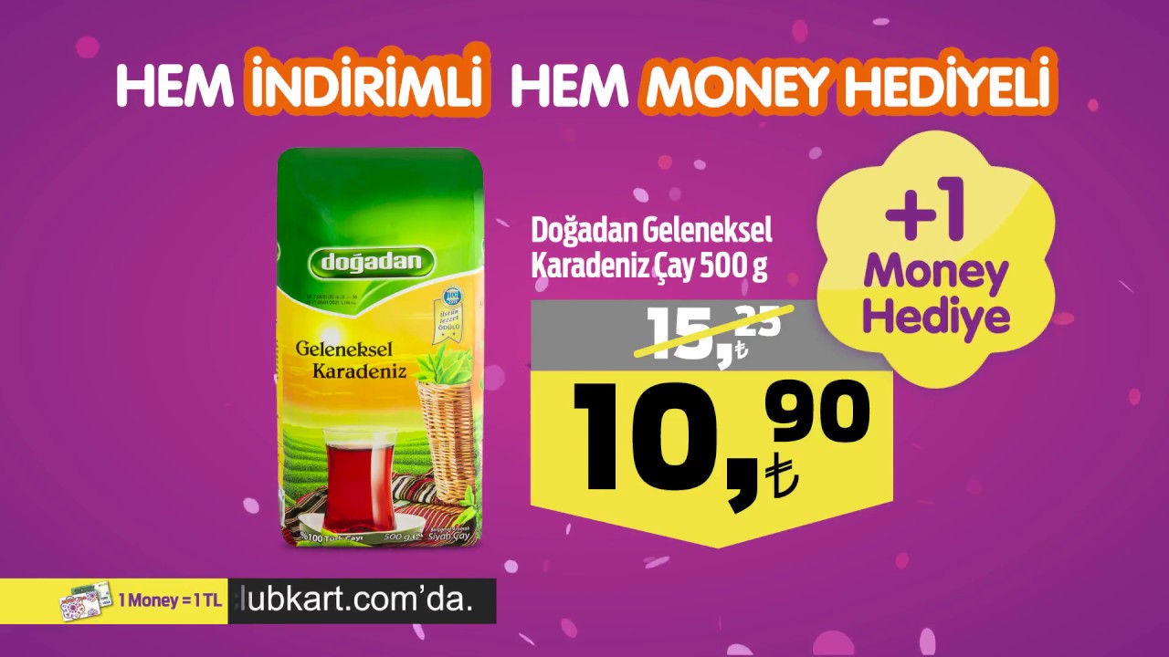 Migros'ta Yüzlerce Ürün Hem İndirimli Hem Money Hediyeli | Doğadan Çay 10.90 tl!