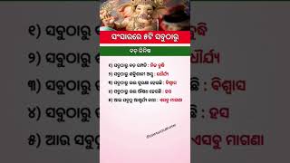 ଭାଷା ଓ ସାଧାରଣ ଜ୍ଞାନ || Odia General Knowledge || #shorts #odisha #odiagktoday