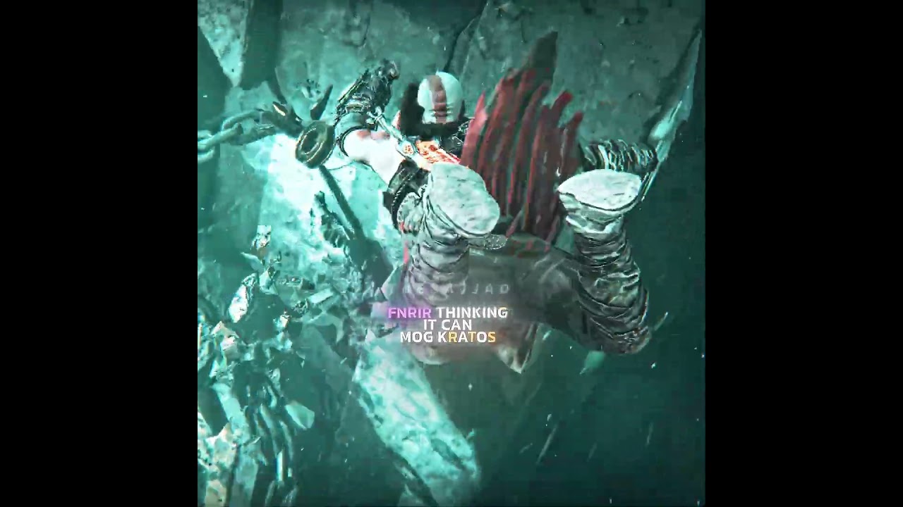 Kratos Is Fearless.💀 [4K] | #gow #shorts