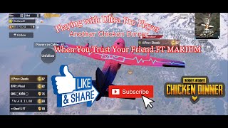 PUBG | When You Trust Your Friend For Chicken Dinner | PUBG Game Play.