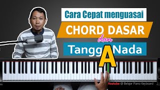 Pemula Wajib Tahu CHORD DASAR A dan TANGGA NADA -  | Belajar Piano Keyboard