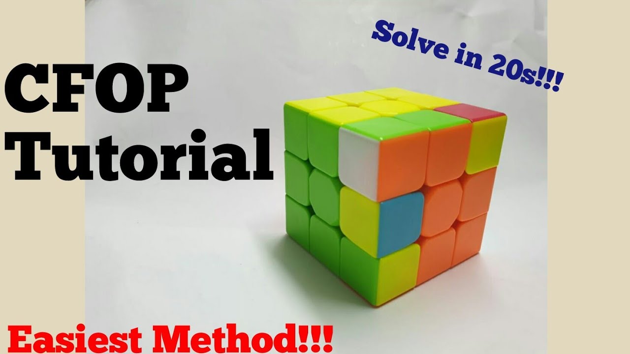 How To Solve A Rubiks Cube Cfop CFOP Method Tutorial | How to Solve the Rubik's Cube | Advanced 3x3 Method | YAC270 | Pakistan
